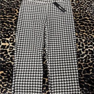 Fashion Nova Monochrome Houndstooth Trousers